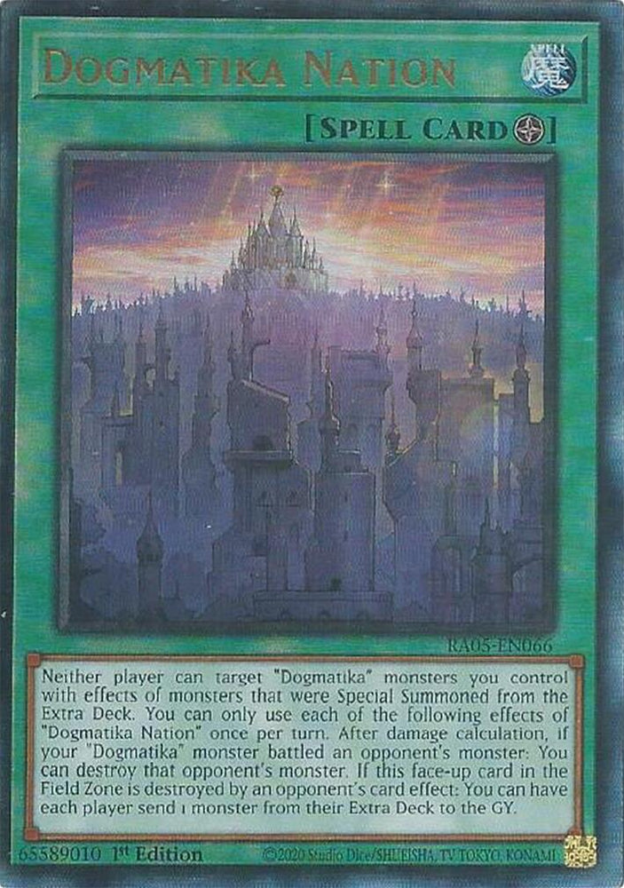 Dogmatika Nation (Ultimate Rare) [RA05-EN066] Ultimate Rare