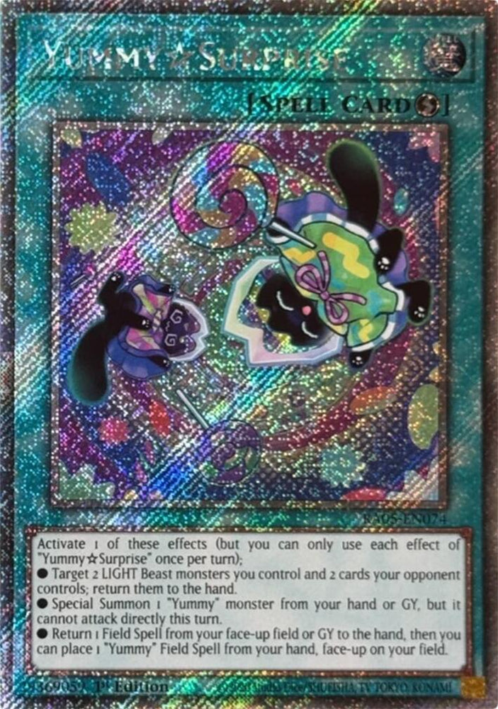 YummySurprise (Platinum Secret Rare) [RA05-EN074] Platinum Secret Rare