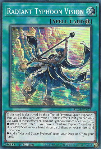 Radiant Typhoon Vision [RA05-EN075] Super Rare