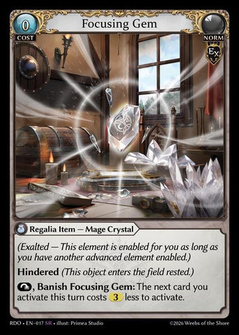 Focusing Gem (17) [Radiant Origins]