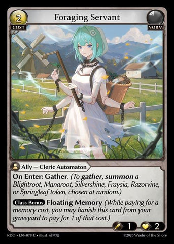 Foraging Servant (78) [Radiant Origins]