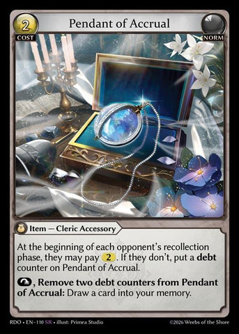 Pendant of Accrual (110) [Radiant Origins]