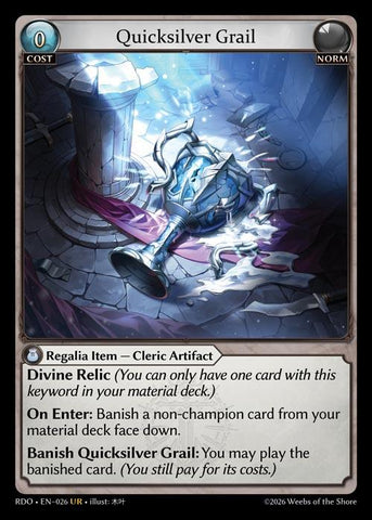 Quicksilver Grail (26) [Radiant Origins]