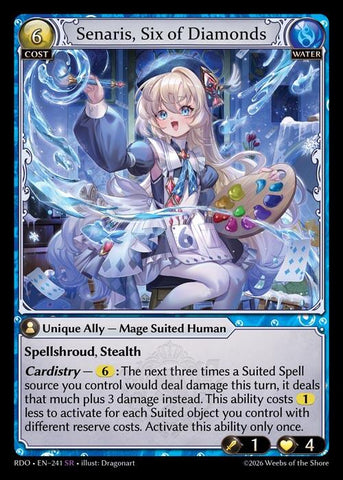 Senaris, Six of Diamonds (241) [Radiant Origins]