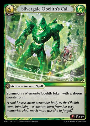 Silvergale Obelith's Call (282) [Radiant Origins]