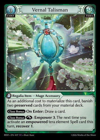 Vernal Talisman (37) [Radiant Origins]