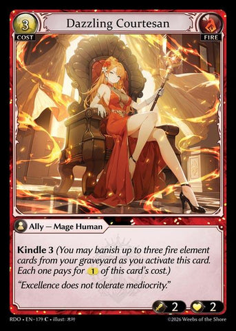 Dazzling Courtesan (Curio Foil) (179) [Radiant Origins]