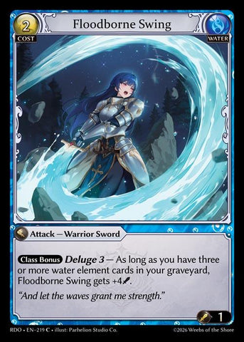 Floodborne Swing (Curio Foil) (219) [Radiant Origins]