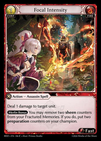 Focal Intensity (Curio Foil) (186) [Radiant Origins]