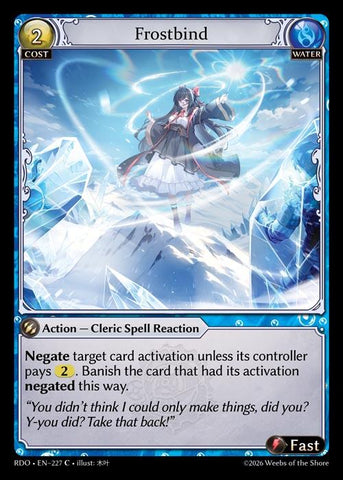 Frostbind (Curio Foil) (227) [Radiant Origins]