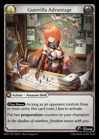 Guerrilla Advantage (Curio Foil) (86) [Radiant Origins]