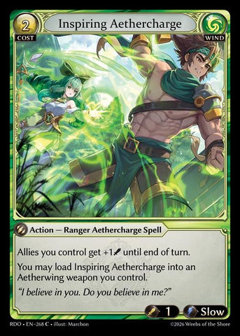 Inspiring Aethercharge (Curio Foil) (268) [Radiant Origins]