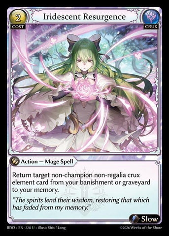 Iridescent Resurgence (Curio Foil) (328) [Radiant Origins]