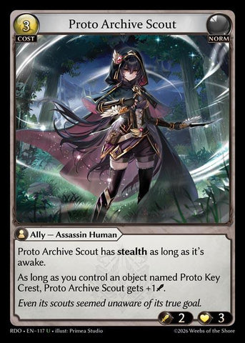 Proto Archive Scout (Curio Foil) (117) [Radiant Origins]