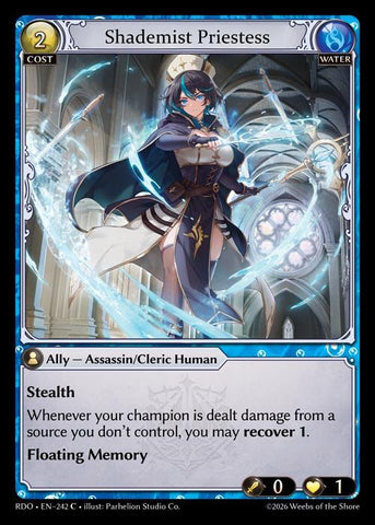 Shademist Priestess (Curio Foil) (242) [Radiant Origins]