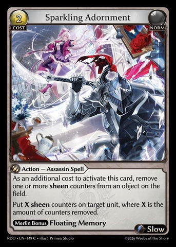 Sparkling Adornment (Curio Foil) (149) [Radiant Origins]