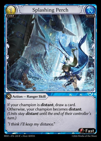 Splashing Perch (Curio Foil) (245) [Radiant Origins]