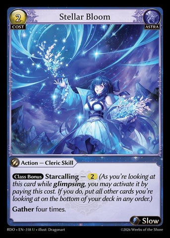 Stellar Bloom (Curio Foil) (318) [Radiant Origins]
