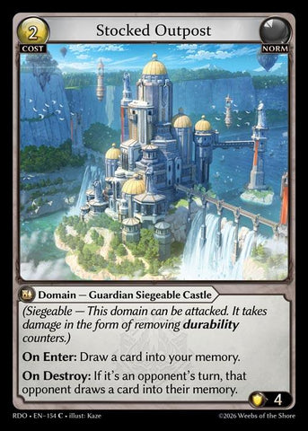Stocked Outpost (Curio Foil) (154) [Radiant Origins]