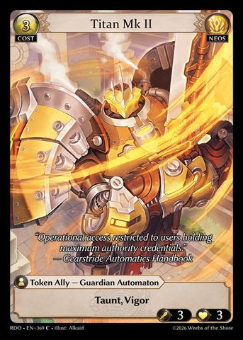 Titan Mk II (Curio Foil) (369) [Radiant Origins]