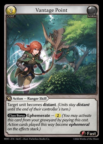 Vantage Point (Curio Foil) (166) [Radiant Origins]