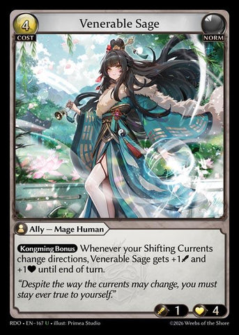 Venerable Sage (Curio Foil) (167) [Radiant Origins]