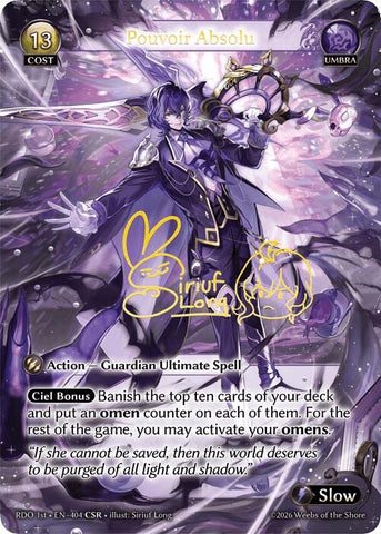 Pouvoir Absolu (CSR) (404) [Radiant Origins]