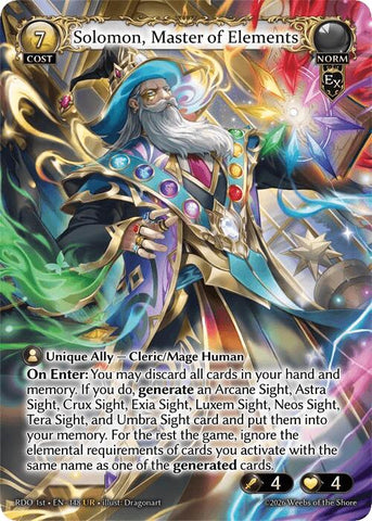 Solomon, Master of Elements (148) [Radiant Origins]
