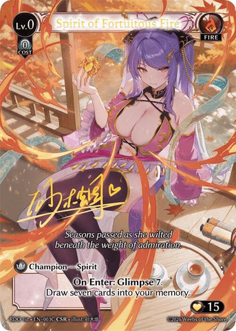 Spirit of Fortuitous Fire (003C) [Radiant Origins]