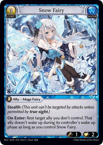 Snow Fairy (32) [Mordred Re: Collection, Aurelian Regent]