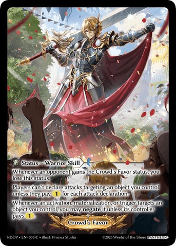 Crowd's Favor (5) [Radiant Origins: Pantheon]