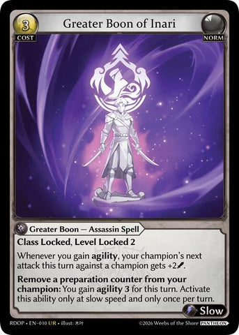 Greater Boon of Inari (10) [Radiant Origins: Pantheon]