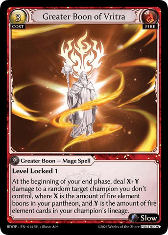 Greater Boon of Vritra (14) [Radiant Origins: Pantheon]