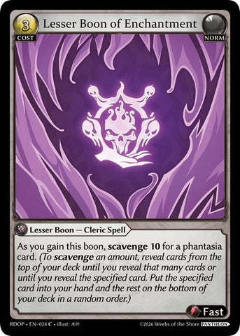 Lesser Boon of Enchantment (24) [Radiant Origins: Pantheon]