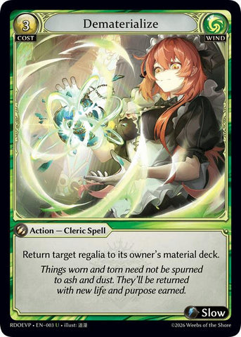 Dematerialize (003) [Radiant Origins Event Pack]
