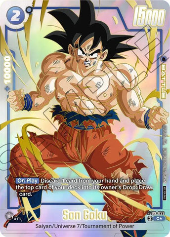 Son Goku (FB09-033) (Limited Pack 26-27 WAVE1) [Fusion World Tournament Cards]