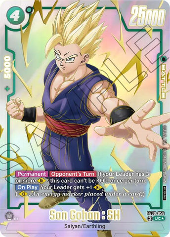 Son Gohan : SH (FB09-058) (Limited Pack 26-27 WAVE1) [Fusion World Tournament Cards]