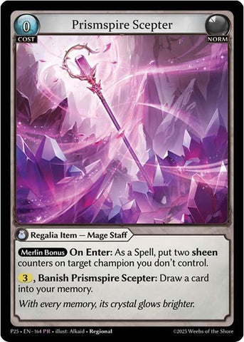 Prismspire Scepter (164) [Promotional Cards]