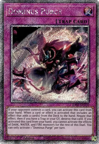 Dominus Purge (Platinum Secret Rare) [RA05-EN150] Platinum Secret Rare