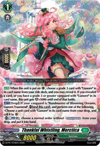 Thankful Whistling, Merctica (D-PR/1076EN) [D Promo Cards]