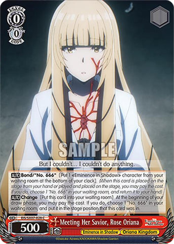 Meeting Her Savior, Rose Oriana (EIS/SX07-028) [The Eminence in Shadow]