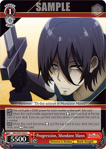 Progression, Mundane Mann (EIS/SX07-035) [The Eminence in Shadow]