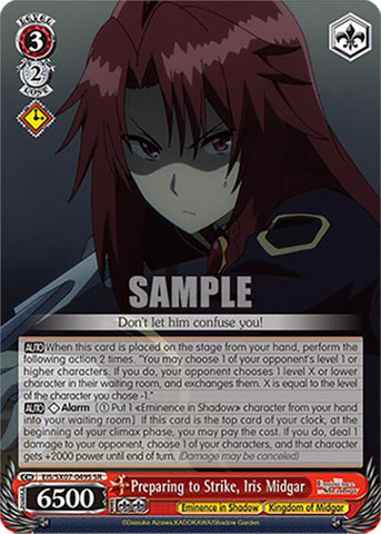 Preparing to Strike, Iris Midgar (EIS/SX07-049S) [The Eminence in Shadow]