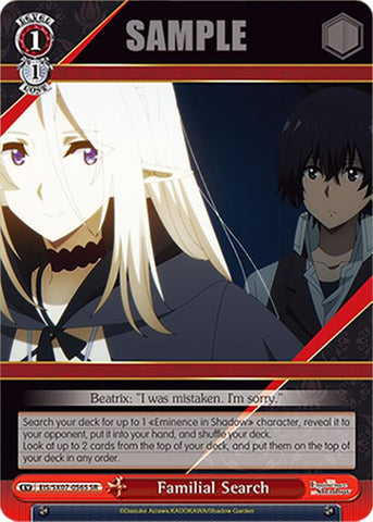 Familial Search (EIS/SX07-056S) [The Eminence in Shadow]