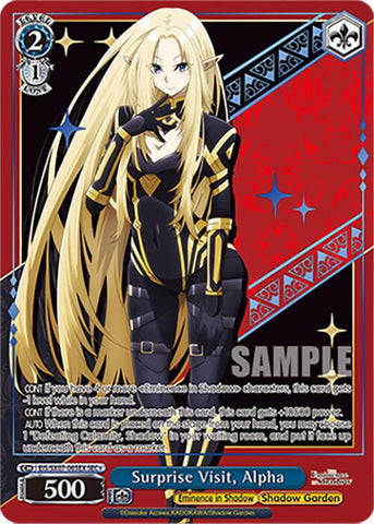 Surprise Visit, Alpha (EIS/SX07-065EX+) [The Eminence in Shadow]