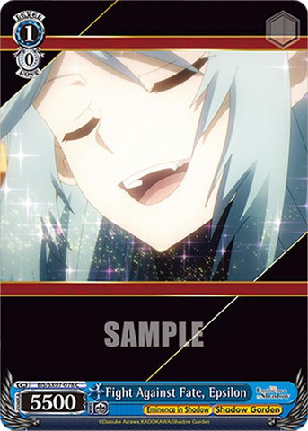 Fight Against Fate, Epsilon (EIS/SX07-078) [The Eminence in Shadow]