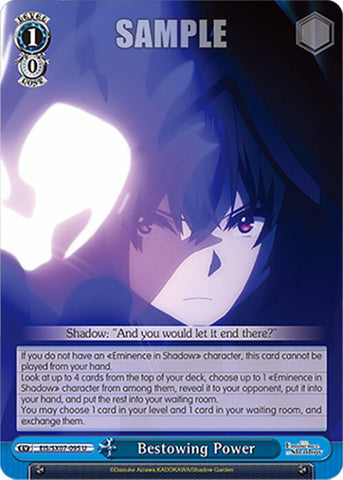 Bestowing Power (EIS/SX07-095) [The Eminence in Shadow]