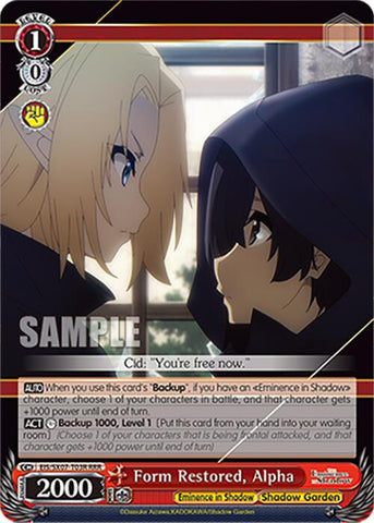 Form Restored, Alpha (EIS/SX07-T03R) [The Eminence in Shadow]