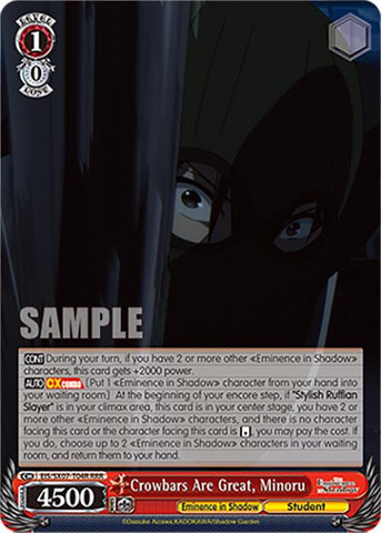 Crowbars Are Great, Minoru (EIS/SX07-T04R) [The Eminence in Shadow]