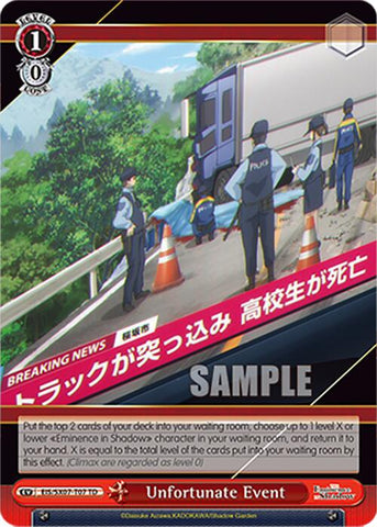 Unfortunate Event (EIS/SX07-T07) [The Eminence in Shadow]